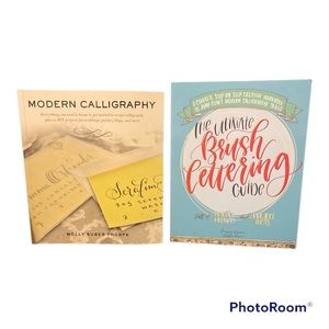 Calligraphy and brush lettering books